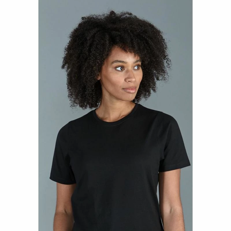 Cheapest βοΈ Womens Heavyweight Fitted Supima Cotton Crew Neck Eryn T-Shirt - Black By Paul James Knitwear π 4 Cheapest βοΈ Womens Heavyweight Fitted Supima Cotton Crew Neck Eryn T-Shirt - Black By Paul James Knitwear π - Image 2