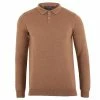 Outlet 🛒 Mens Extra Fine Merino Wool Long Sleeve Polo 👕 Shirt - Camel By Paul James Knitwear 🛒 -us-Paul James Knitwear Sales 2022 aid3zkh0sfch0pdzvjys