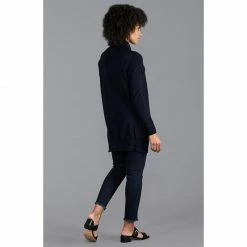 Buy 🔔 Womens Pure Extra Fine Merino Wool Oversized Roll Neck Henrietta Jumper - Blue By Paul James Knitwear ✨ -us-Paul James Knitwear Sales 2022 aqscljb1c6hcatwcluol