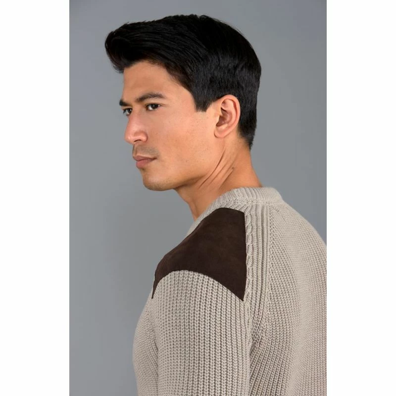 Best Pirce π Mens 100% Cotton Heavyweight Shooting Jumper - Fawn By Paul James Knitwear π 4 Best Pirce π Mens 100% Cotton Heavyweight Shooting Jumper - Fawn By Paul James Knitwear π - Image 2