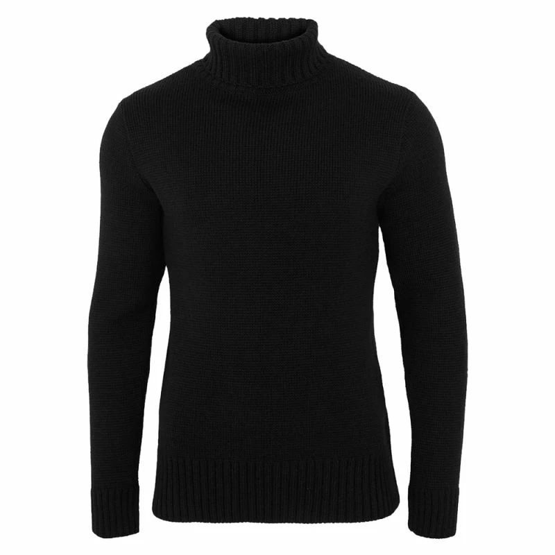 Promo π The Fitted Submariner Roll Neck Merino Wool Jumper - Black By Paul James Knitwear π₯ 3 Promo π The Fitted Submariner Roll Neck Merino Wool Jumper - Black By Paul James Knitwear π₯