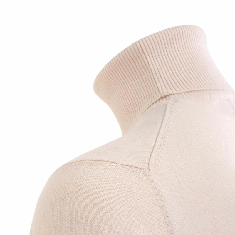 Wholesale π Womens Ultra-Fine Cotton Roll Neck Long Sleeve Terri Jumper - Ecru By Paul James Knitwear 𧨠5 Wholesale π Womens Ultra-Fine Cotton Roll Neck Long Sleeve Terri Jumper - Ecru By Paul James Knitwear 𧨠- Image 3