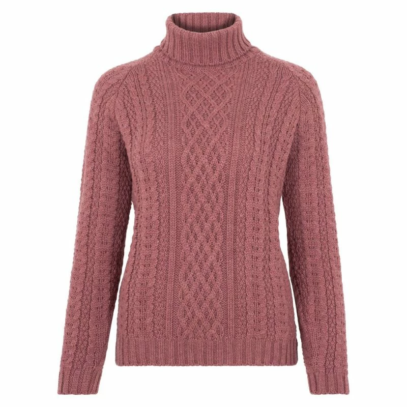 Top 10 π€© Womens 100% Chunky Merino Roll Neck Cable Margot Jumper - Dusky Pink By Paul James Knitwear π 3 Top 10 π€© Womens 100% Chunky Merino Roll Neck Cable Margot Jumper - Dusky Pink By Paul James Knitwear π