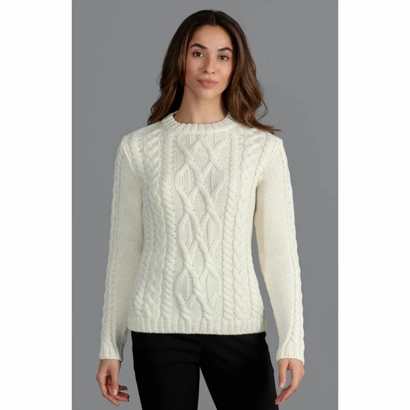Deals π Womens 100% Chunky Merino Wool Cable Jumper Ecru By Paul James Knitwear β 5 Deals π Womens 100% Chunky Merino Wool Cable Jumper Ecru By Paul James Knitwear β - Image 3