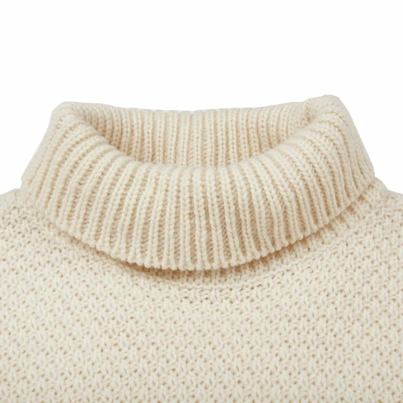 Discount βοΈ Mens Merino Wool Fishermans Roll Neck Moss Stitch Jumper Ecru By Paul James Knitwear π 4 Discount βοΈ Mens Merino Wool Fishermans Roll Neck Moss Stitch Jumper Ecru By Paul James Knitwear π - Image 2