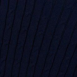 Promo 🎁 Womens 100% Cotton Crew Neck Cable Taylor Jumper - Navy By Paul James Knitwear 🧨 -us-Paul James Knitwear Sales 2022 c4pp2j76xzjmrqe0ycj1