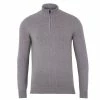 Best deal ⌛ Mens 100% Cotton Lightweight Zip Neck Foster Jumper - Ash Gey By Paul James Knitwear 😀 -us-Paul James Knitwear Sales 2022 cfuozxeaitovopipiaze