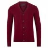 Top 10 😀 Mens Lightweight 100% Cotton Matthew Cardigan - Cabernet By Paul James Knitwear 🧨