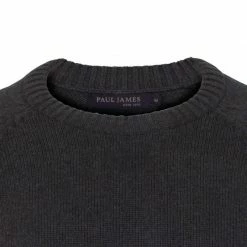 Best deal ⌛ Mens 100% Cotton Midweight Raglan Crew Neck Jumper - Charcoal By Paul James Knitwear ✔️ 7 Best deal ⌛ Mens 100% Cotton Midweight Raglan Crew Neck Jumper - Charcoal By Paul James Knitwear ✔️ -us-Paul James Knitwear Sales 2022 cgmksowcgjsbdanj59b8
