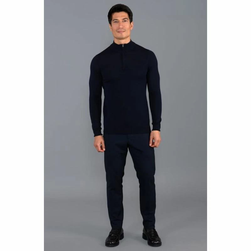 Coupon π€© Mens Extra Fine Merino Wool Quarter Zip Jumper - Navy By Paul James Knitwear 𧨠5 Coupon π€© Mens Extra Fine Merino Wool Quarter Zip Jumper - Navy By Paul James Knitwear 𧨠- Image 3