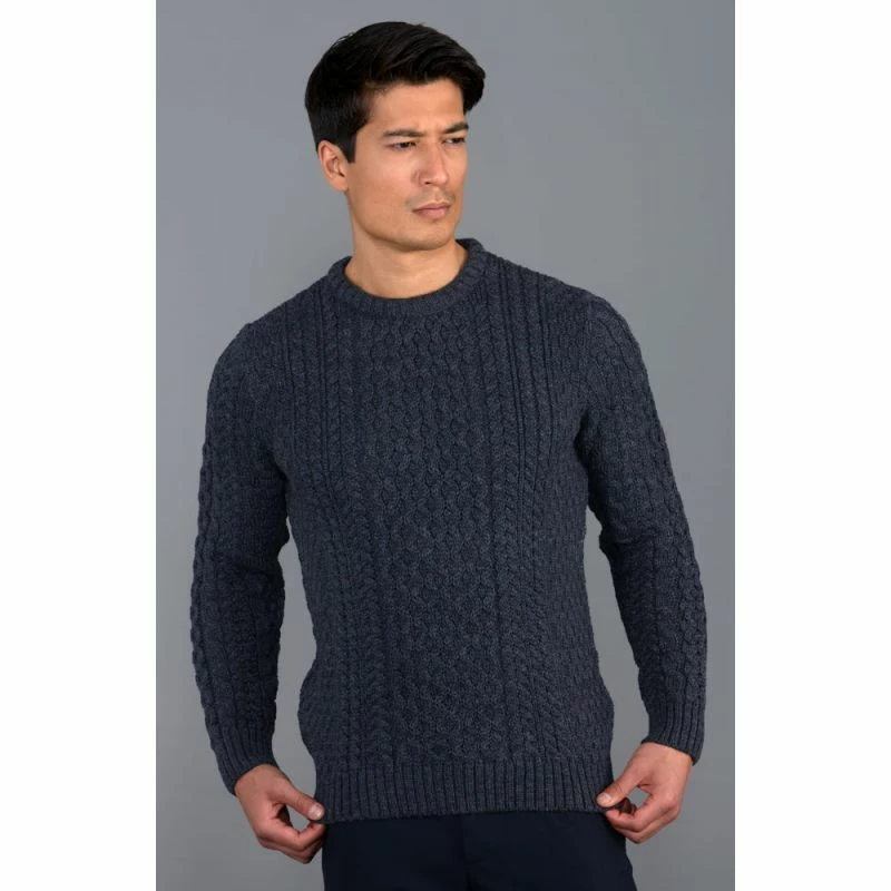 Best reviews of π Mens Fisherman's British Wool Cable Johnston Jumper - Charcoal By Paul James Knitwear π 4 Best reviews of π Mens Fisherman's British Wool Cable Johnston Jumper - Charcoal By Paul James Knitwear π - Image 2