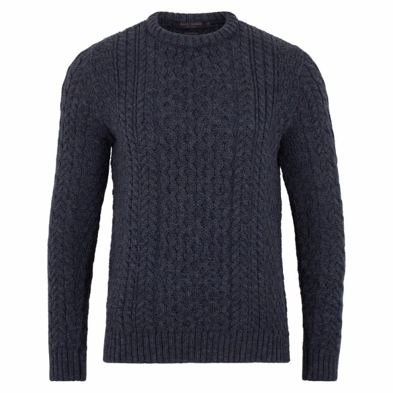 Best reviews of π Mens Fisherman's British Wool Cable Johnston Jumper - Charcoal By Paul James Knitwear π 3 Best reviews of π Mens Fisherman's British Wool Cable Johnston Jumper - Charcoal By Paul James Knitwear π