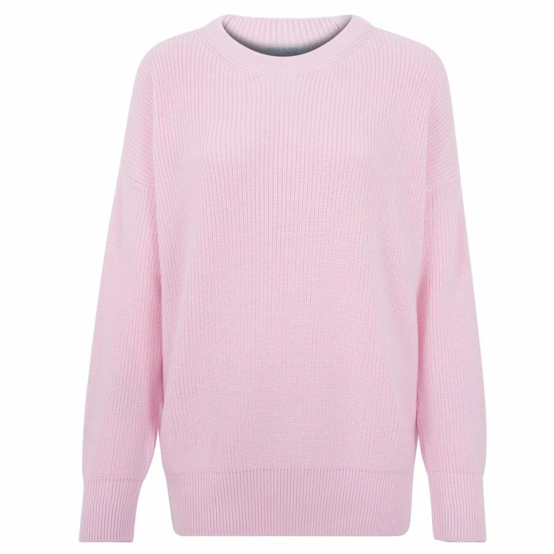 Brand new π Womens 100% Cotton Ribbed Crew Neck Tiffany Jumper - Soft Pink By Paul James Knitwear π 3 Brand new π Womens 100% Cotton Ribbed Crew Neck Tiffany Jumper - Soft Pink By Paul James Knitwear π