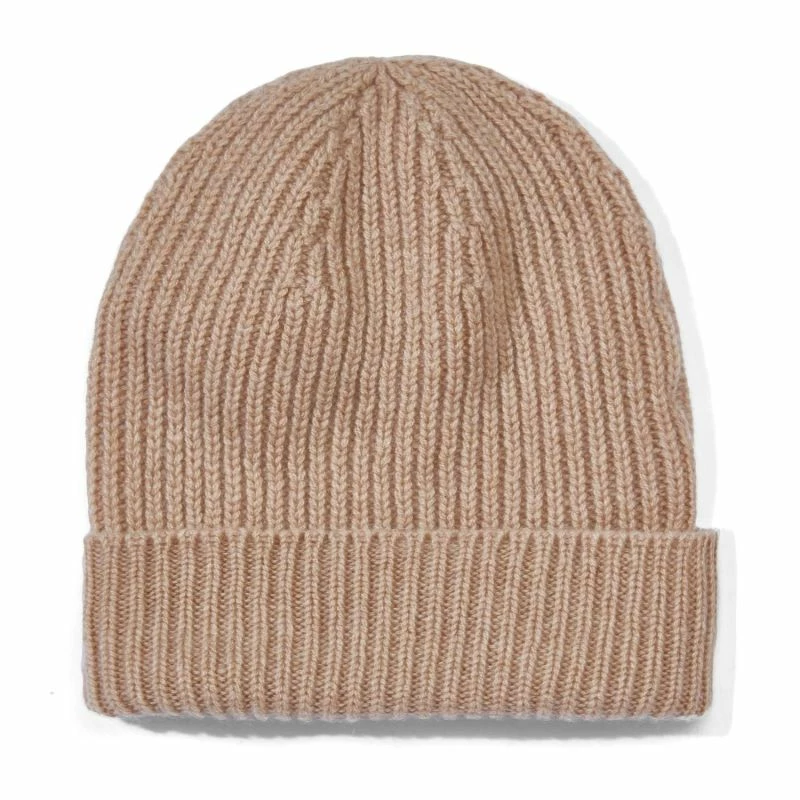 Promo π₯° 100% Cashmere Ribbed Beanie Hat - Camel By Paul James Knitwear π 3 Promo π₯° 100% Cashmere Ribbed Beanie Hat - Camel By Paul James Knitwear π