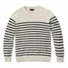 Deals 😉 Mens 100% Cotton Striped Breton Allen Sweater - Ecru By Paul James Knitwear 🌟 -us-Paul James Knitwear Sales 2022 dwccjx9wn7ousrayvk8o
