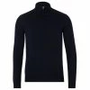 Best Pirce 😍 Mens Extra Fine Merino Wool Quarter Zip Jumper - Black By Paul James Knitwear ✨ -us-Paul James Knitwear Sales 2022 ellic3hqffgabkuqxxio