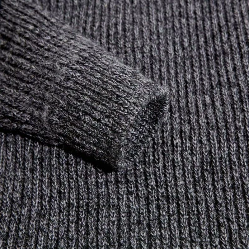 Cheapest π₯° Mens Chunky British Wool Ribbed Shooting Jumper - Grey Tweed By Paul James Knitwear π 4 Cheapest π₯° Mens Chunky British Wool Ribbed Shooting Jumper - Grey Tweed By Paul James Knitwear π - Image 2