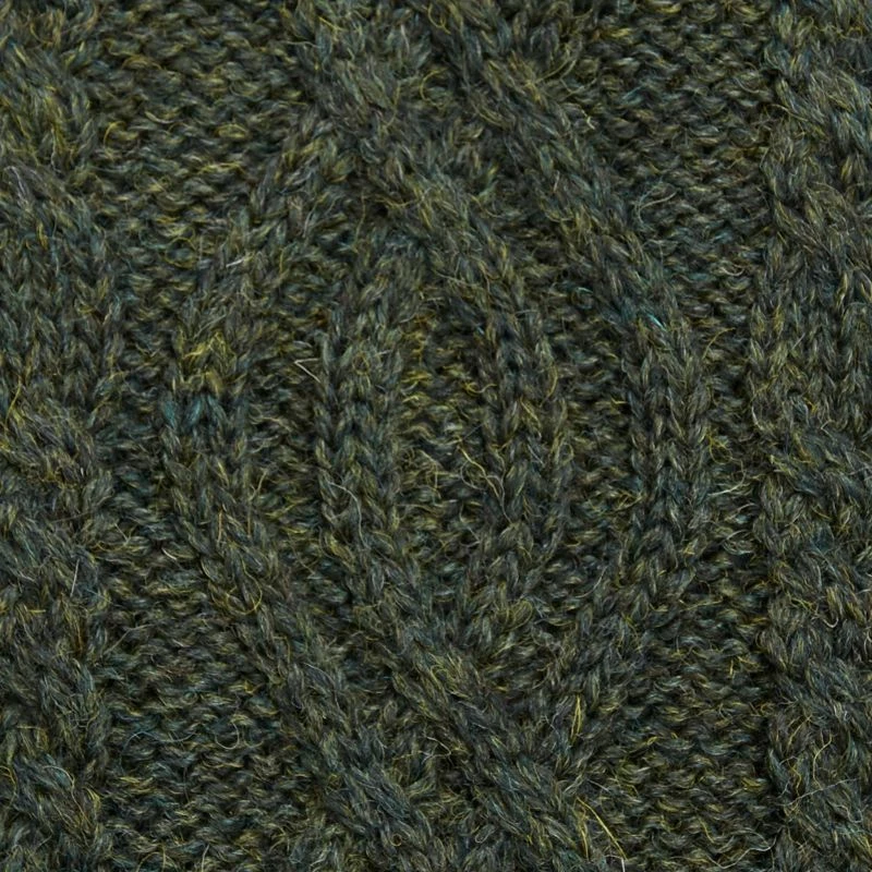 Promo π Jarvis - Mens British Wool Aran Cable Sweater Green By Paul James Knitwear π 8 Promo π Jarvis - Mens British Wool Aran Cable Sweater Green By Paul James Knitwear π - Image 6