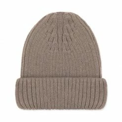 Best Pirce 🛒 100% Extra Fine Merino Beanie Taupe By Paul James Knitwear 😍