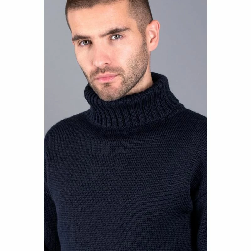 Outlet π€© The Modern Submariner - Roll Neck Merino Wool Jumper Navy By Paul James Knitwear βοΈ 5 Outlet π€© The Modern Submariner - Roll Neck Merino Wool Jumper Navy By Paul James Knitwear βοΈ - Image 3
