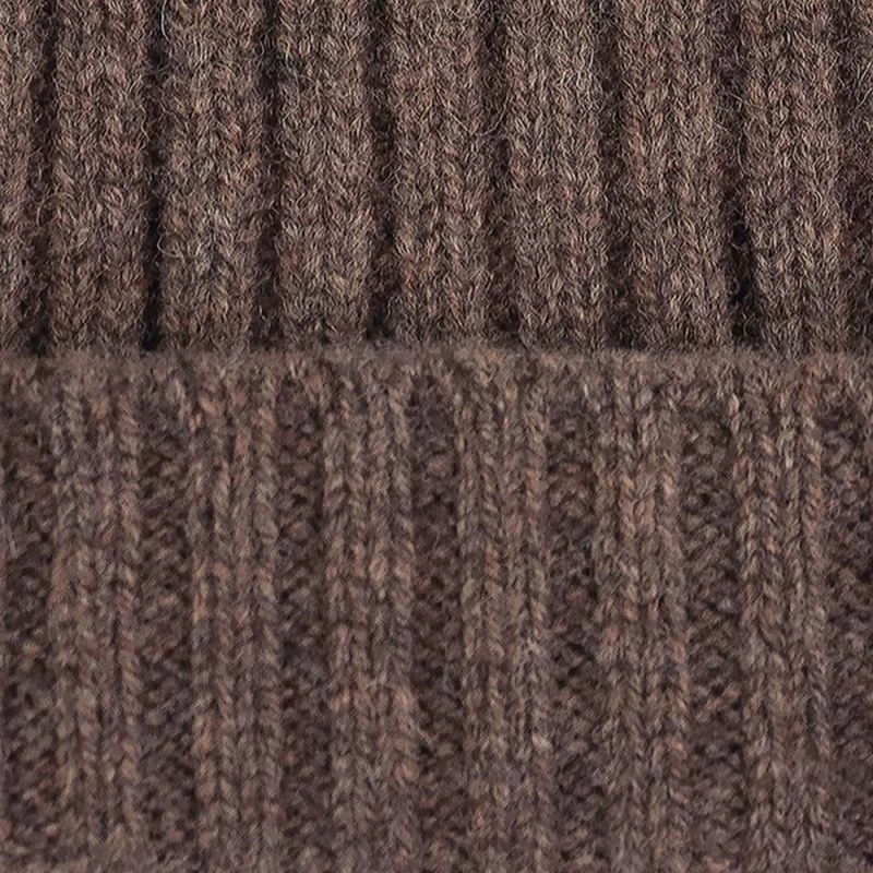 Deals π Unisex 100% Lambswool Ribbed Beanie Tobacco By Paul James Knitwear π 4 Deals π Unisex 100% Lambswool Ribbed Beanie Tobacco By Paul James Knitwear π - Image 2