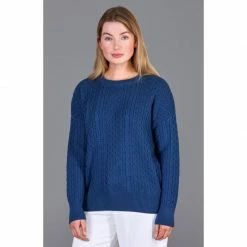 Budget π Womens Midweight 100% Cotton Crew Neck Cable Ffion Jumper - Insignia Blue By Paul James Knitwear π 10 Budget π Womens Midweight 100% Cotton Crew Neck Cable Ffion Jumper - Insignia Blue By Paul James Knitwear π -us-Paul James Knitwear Sales 2022 g12m5wdqa9x1gdpudokj