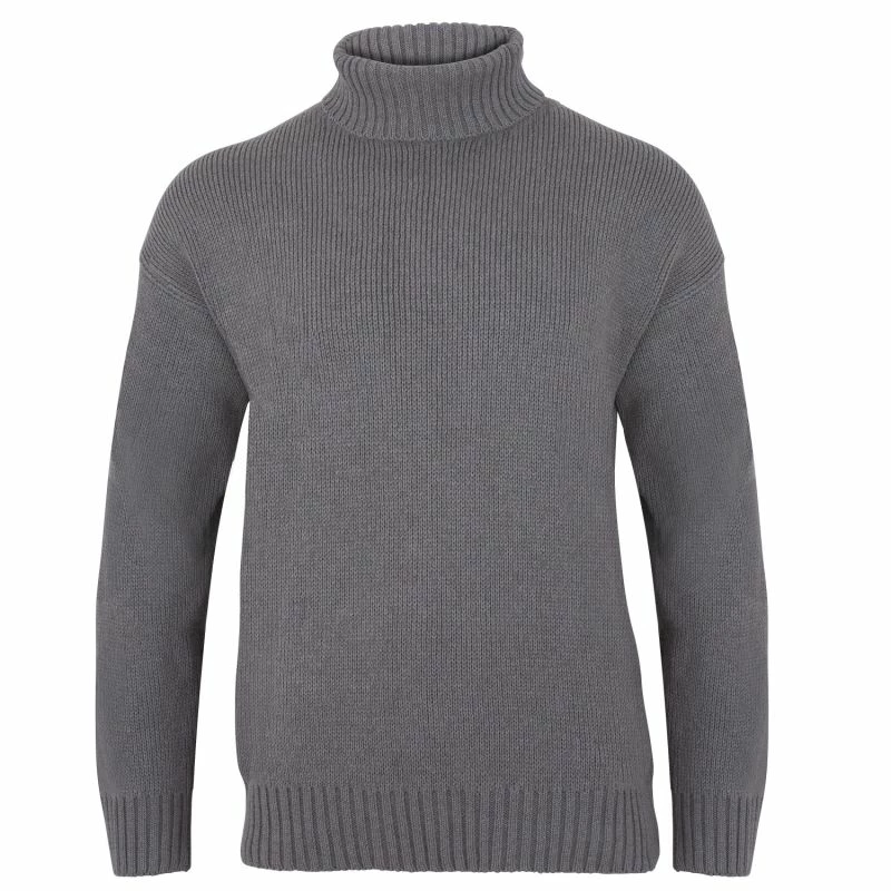 Budget ⭐ Mens 100% Cotton Submariner Roll Neck Jumper Ash Grey By Paul James Knitwear ✨ 3 Budget ⭐ Mens 100% Cotton Submariner Roll Neck Jumper Ash Grey By Paul James Knitwear ✨
