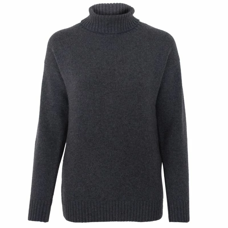 Best Pirce β Women's Merino Cashmere Submariner Roll Neck Alessandra Jumper - Graphite By Paul James Knitwear π 3 Best Pirce β Women's Merino Cashmere Submariner Roll Neck Alessandra Jumper - Graphite By Paul James Knitwear π