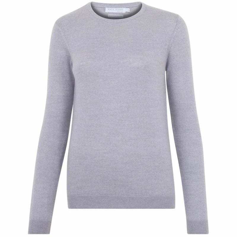 Buy π Womens Pure Extra Fine Merino Wool Crew Neck Hannah Jumper - Light Grey By Paul James Knitwear π€© 3 Buy π Womens Pure Extra Fine Merino Wool Crew Neck Hannah Jumper - Light Grey By Paul James Knitwear π€©