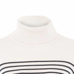 Cheapest 😀 Womens Ultra-Fine Cotton Roll Neck Breton Tia Jumper - Ecru By Paul James Knitwear 👏 -us-Paul James Knitwear Sales 2022 htac2qovlv4morkwmml4