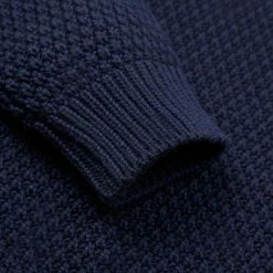 Wholesale ⭐ Mens 100% Merino Moss Stitch Fisherman Jumper Navy By Paul James Knitwear 🎉 -us-Paul James Knitwear Sales 2022 htfiukhgjuerxtuu3zqf