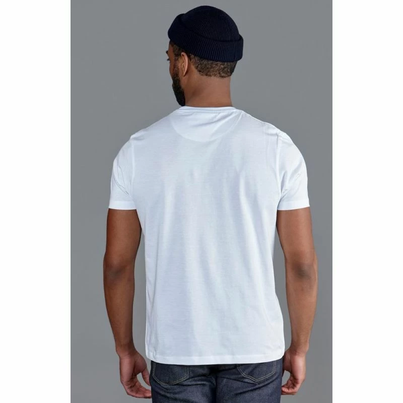 Cheapest π€© Mens Lightweight Fitted Supima Cotton T-Shirt White By Paul James Knitwear π₯ 6 Cheapest π€© Mens Lightweight Fitted Supima Cotton T-Shirt White By Paul James Knitwear π₯ - Image 4