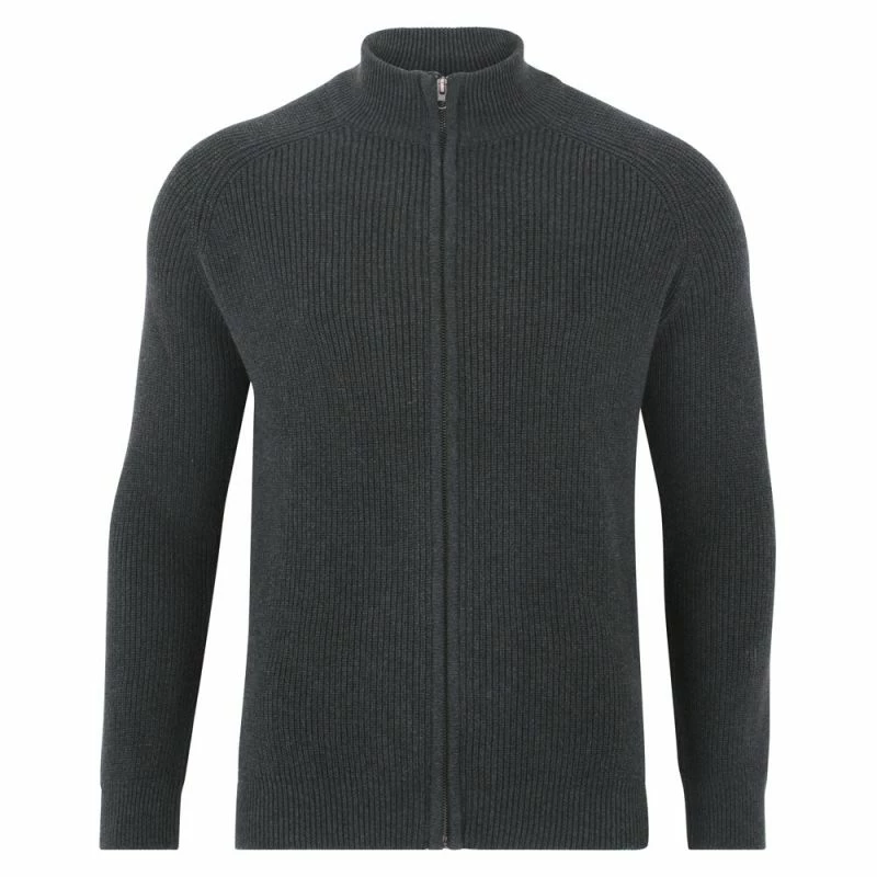 Deals π€© Mens Midweight 100% Cotton High Neck Ribbed Zip Through Daniel Jumper - Anthracite By Paul James Knitwear π 3 Deals π€© Mens Midweight 100% Cotton High Neck Ribbed Zip Through Daniel Jumper - Anthracite By Paul James Knitwear π