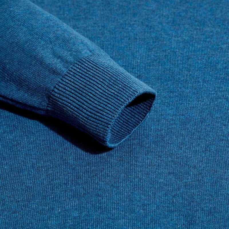 Promo π Mens 100% Cotton Lightweight Zip Neck Foster Jumper - Moroccan Blue By Paul James Knitwear π€© 5 Promo π Mens 100% Cotton Lightweight Zip Neck Foster Jumper - Moroccan Blue By Paul James Knitwear π€© - Image 3