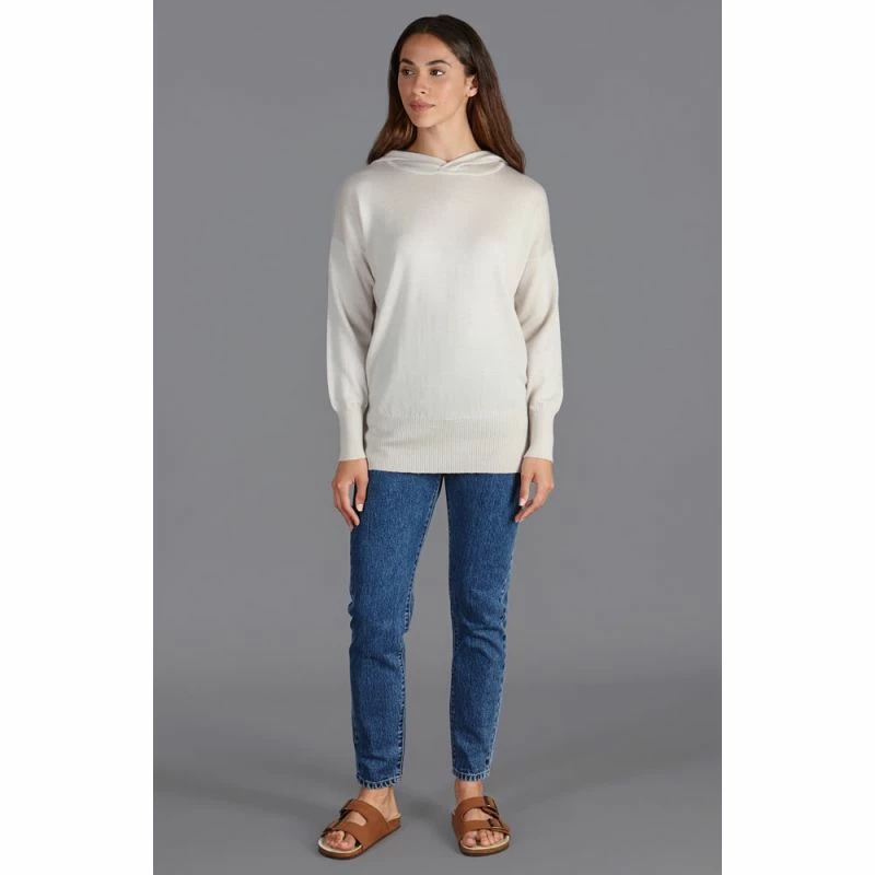 New β¨ Women's Pure Extra Fine Merino Wool Relaxed Fit Hooded Hope Jumper - Shell By Paul James Knitwear π 7 New β¨ Women's Pure Extra Fine Merino Wool Relaxed Fit Hooded Hope Jumper - Shell By Paul James Knitwear π - Image 5