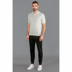 Flash Sale 🌟 Mens 100% Ultra Fine Cotton Short Sleeve Polo 👚 Shirt - Ecru By Paul James Knitwear 👏 -us-Paul James Knitwear Sales 2022 iujnhfc4ax8emo4fs0rf