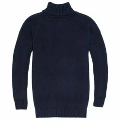 Flash Sale 👏 Mens 100% Cotton Submariner Roll Neck Jumper Navy By Paul James Knitwear 🎉 -us-Paul James Knitwear Sales 2022 jempccjl4hnk9zkdffec