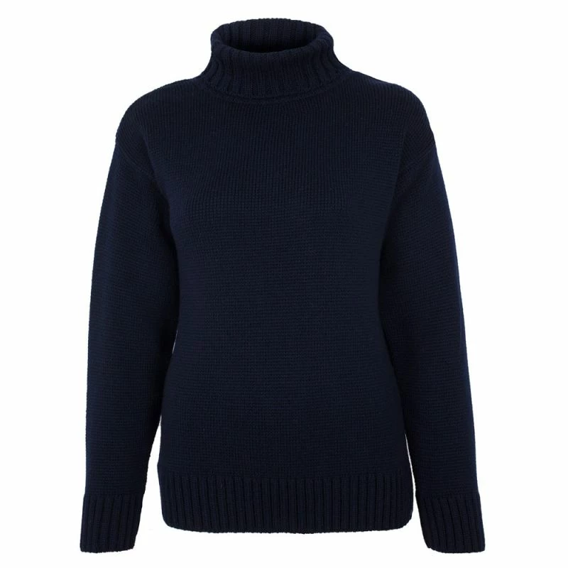 Brand new ✨ Womens 100% Chunky Merino Wool Submariner Roll Neck Maria Jumper - Navy By Paul James Knitwear ⭐ 3 Brand new ✨ Womens 100% Chunky Merino Wool Submariner Roll Neck Maria Jumper - Navy By Paul James Knitwear ⭐