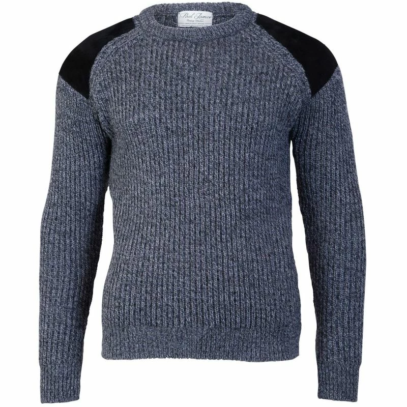 Cheapest π₯° Mens Chunky British Wool Ribbed Shooting Jumper - Grey Tweed By Paul James Knitwear π 3 Cheapest π₯° Mens Chunky British Wool Ribbed Shooting Jumper - Grey Tweed By Paul James Knitwear π