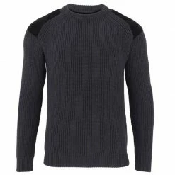 Best deal 👍 Mens 100% Cotton Heavyweight Shooting Jumper - Charcoal By Paul James Knitwear 🔔