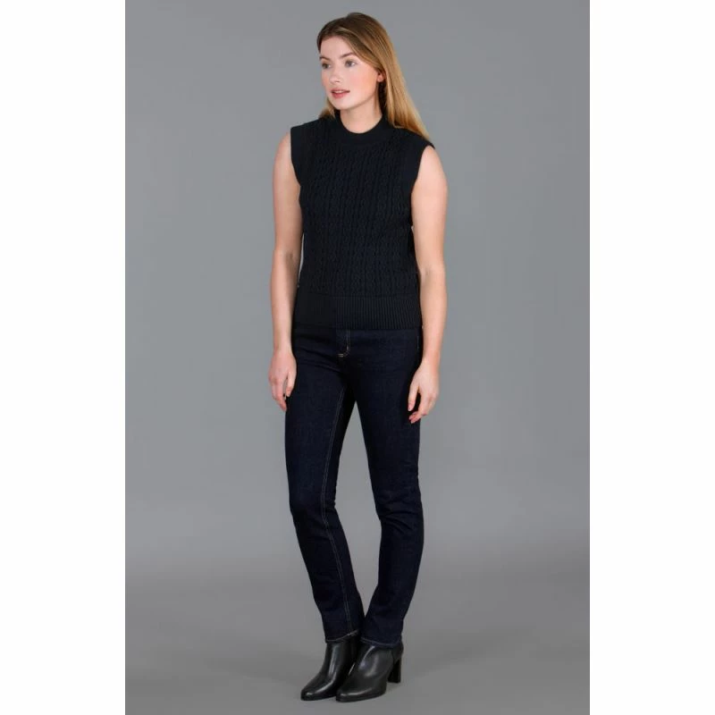 Best reviews of π Womens Midweight 100% Cotton Aran Sleeveless Frances Tank - Navy By Paul James Knitwear π 6 Best reviews of π Womens Midweight 100% Cotton Aran Sleeveless Frances Tank - Navy By Paul James Knitwear π - Image 4