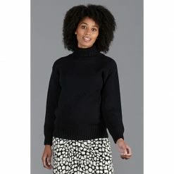 Best reviews of 💯 Womens Pure Cotton Heavyweight Submariner Roll Neck Tabitha Jumper - Black By Paul James Knitwear ⭐ -us-Paul James Knitwear Sales 2022 kkfsxof2xyti1aqhrhqp