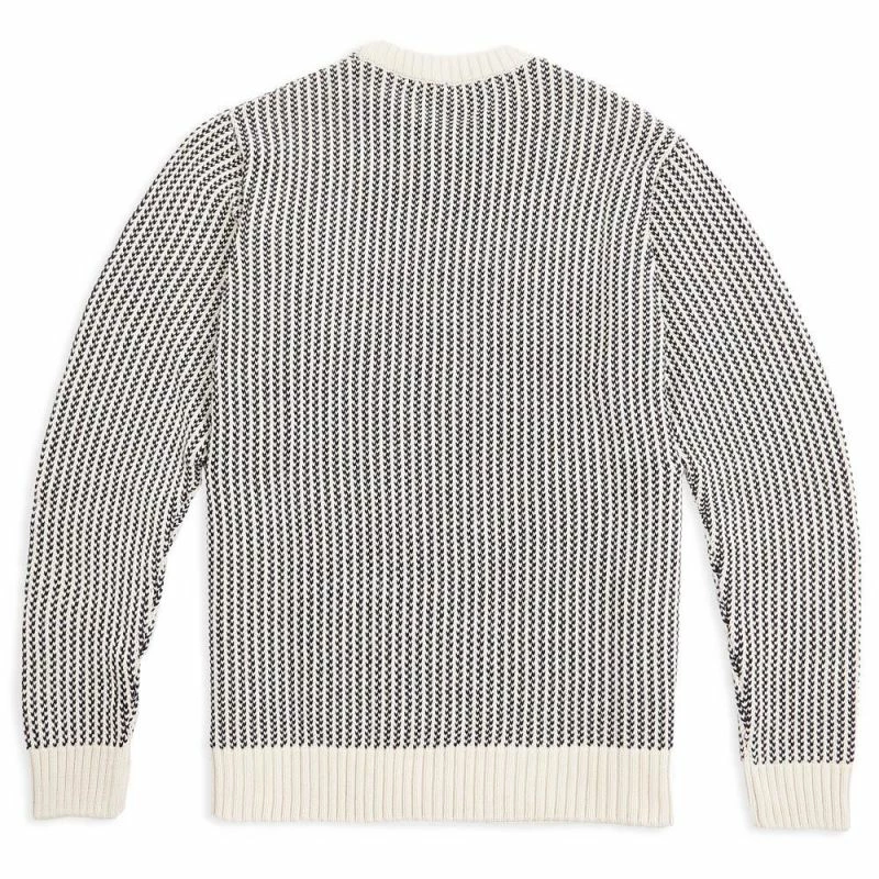Promo π Mens 100% Cotton Fisherman Tuck Stitch Jumper - Off White By Paul James Knitwear π₯ 5 Promo π Mens 100% Cotton Fisherman Tuck Stitch Jumper - Off White By Paul James Knitwear π₯ - Image 3