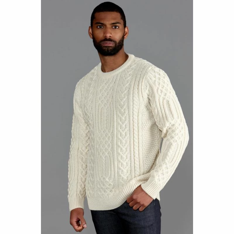 Brand new ✨ Anderson - Merino Wool Chunky Cable Sweater - Ecru By Paul James Knitwear ✔️ 5 Brand new ✨ Anderson - Merino Wool Chunky Cable Sweater - Ecru By Paul James Knitwear ✔️ - Image 3