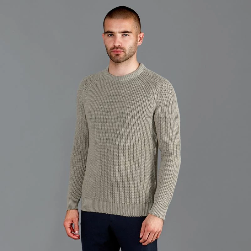 Buy β¨ Mens 100% Cotton Fisherman Rib Knit Clark Jumper Fawn By Paul James Knitwear π 4 Buy β¨ Mens 100% Cotton Fisherman Rib Knit Clark Jumper Fawn By Paul James Knitwear π - Image 2