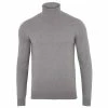Best Pirce 😀 Mens 100% Ultra Fine Cotton Roll Neck Atwood Jumper - Ash Grey By Paul James Knitwear 😀 -us-Paul James Knitwear Sales 2022 kz8odchrj1cfwwgh26dp