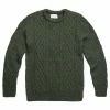 Promo 🌟 Jarvis - Mens British Wool Aran Cable Sweater Green By Paul James Knitwear 🎉 -us-Paul James Knitwear Sales 2022 kzbe3gc1zzepbe8cbx8v