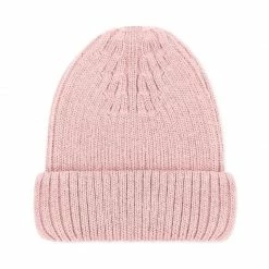 Outlet 🔔 100% Extra Fine Merino Beanie Blush By Paul James Knitwear ⭐