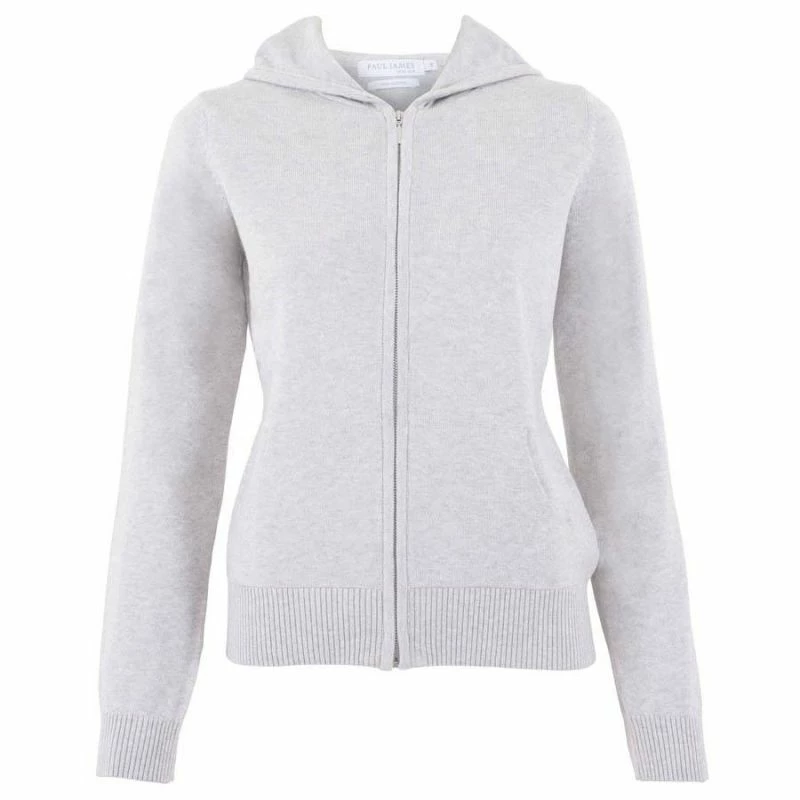Cheap π Womens 100% Cotton Zip Through Hoodie Silver Grey By Paul James Knitwear β 3 Cheap π Womens 100% Cotton Zip Through Hoodie Silver Grey By Paul James Knitwear β