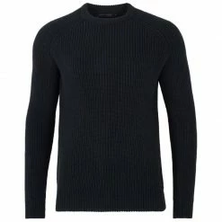 Cheapest ⭐ Mens 100% Cotton Fisherman Rib Knit Clark Jumper Olive By Paul James Knitwear 😍